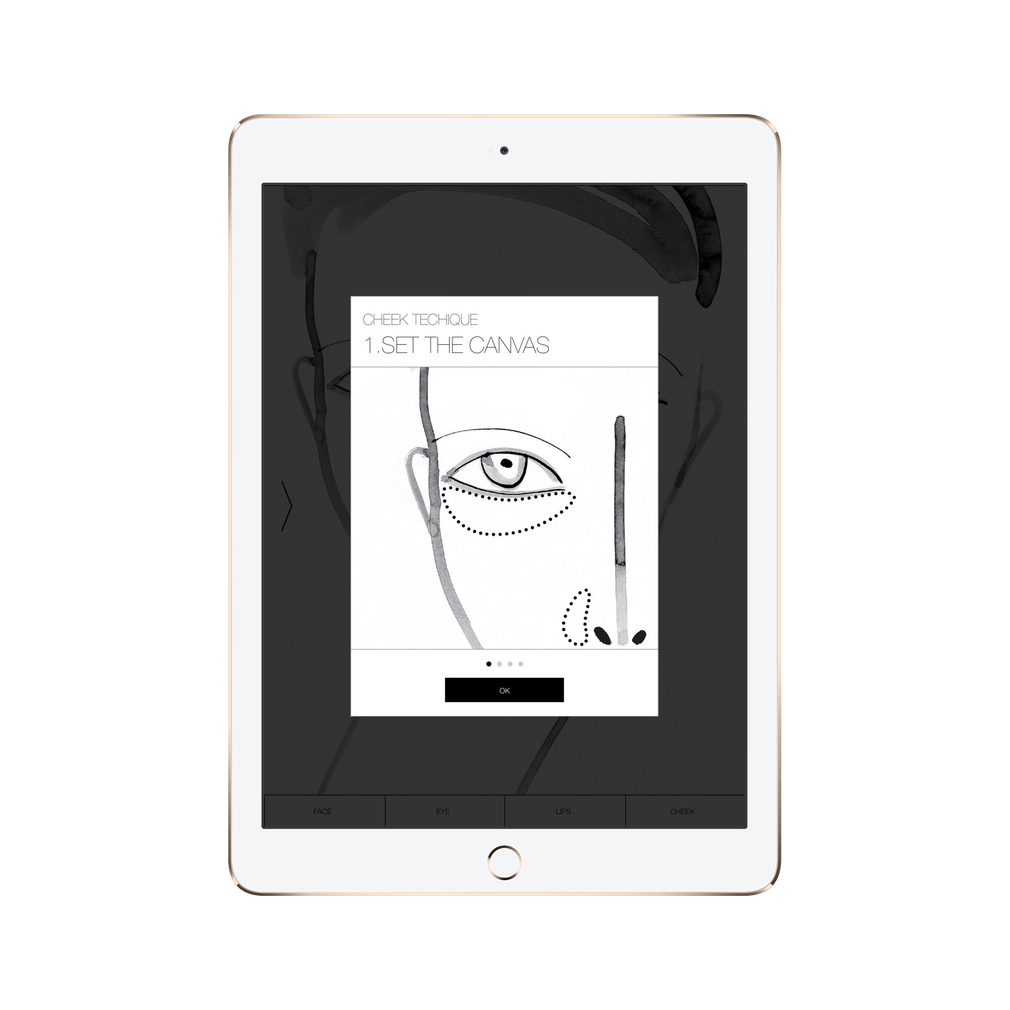 手機應用程式開發|NARS 7 6.1.1 Face Chart Cheek Tips 1 ipadair2 gold portrait